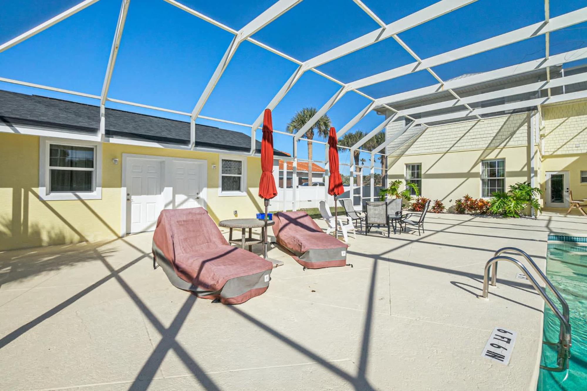 Flagler Beach Bed And Breakfast Pool Jaccuzzi Suite Exterior foto