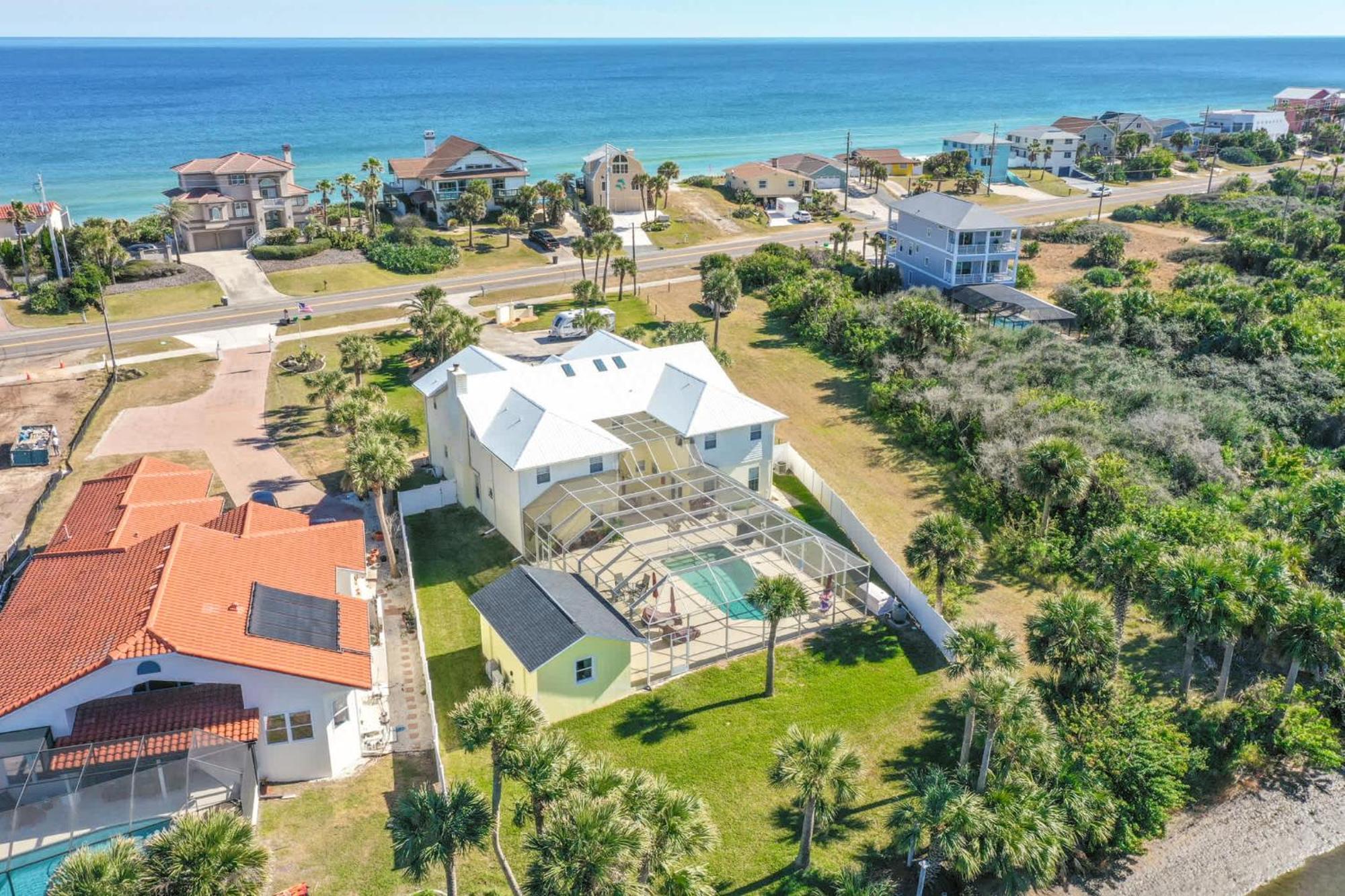 Flagler Beach Bed And Breakfast Pool Jaccuzzi Suite Exterior foto